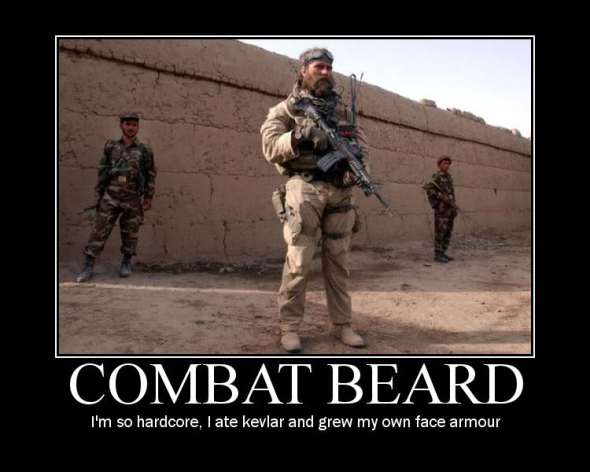  Demotivational: Combat Beard