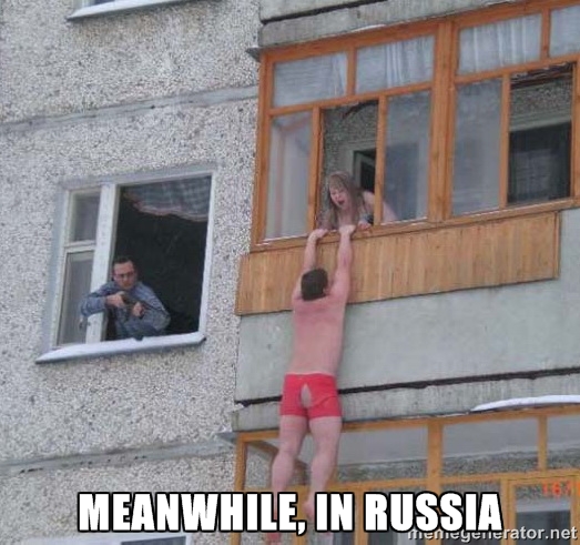 Demotivational: Meanwhile, in Russia